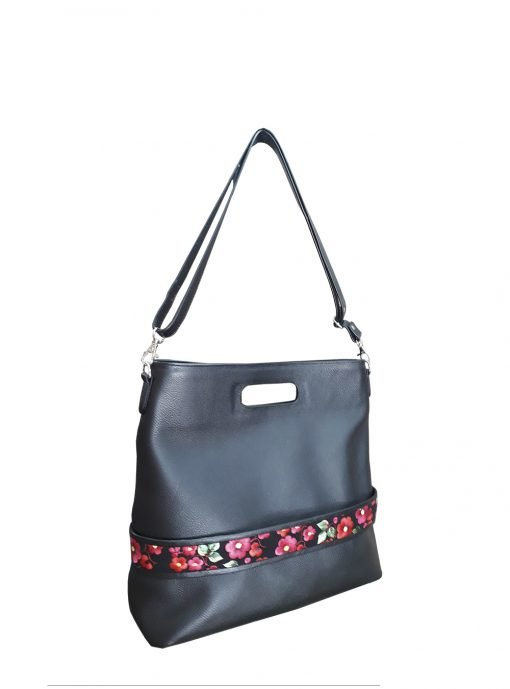 caprice multipurpose leather handbag